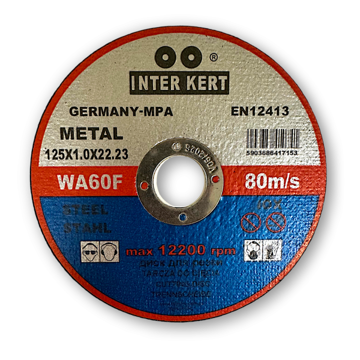 Tarcza korundowa do cięcia INTER KERT METAL / inox